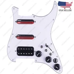 Guitar Hss Loaded Prewired Pickguard With Multi Switches For Strat St Black&red. Fixed Price $39.98.