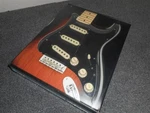 New Fender Loaded Pre-wired Strat Pickguard, Custom '69 Sss, Black, 099-2341-506. Fixed Price $419.99.
