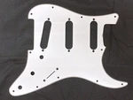 Genuine Fender White 3-ply Strat Pickguard 11-hole 60 S Vintage Style. Fixed Price $39.99.