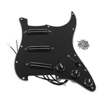 Fleor Fd St Alnico V Dual Rails Pickups Prewired Loaded Guitar Pickguard Black. Fixed Price $51.79.