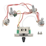 Jiuwu Strat Guitar Wiring Harness Prewired 3x 500k Pots 1 Volume Random Color. Fixed Price $14.80.
