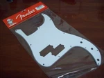 New - Pickguard For Mexican Mim Deluxe P. Bass 3-ply White, 005-8261-000. Fixed Price $38.89.