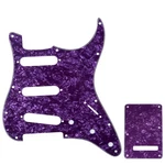 Musiclily Pro Purple Pearl Sss Pickguard Back Plate Set For Strat Modern Guitar. Fixed Price $15.86.