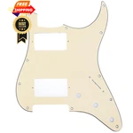 Musiclily Pro 11 Hole Hh Strat Pickguard Humbucker Guitar Scratch 3ply Cream. Fixed Price $23.98.