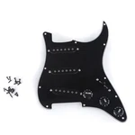 Musiclilily Pro 11 Hole Sss Wired Strat Caster Guitar Pickup Pick Guard Set, 3 P. Fixed Price $51.44.