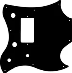 Wd Custom Pickguard For Gibson 2011 Sg Style Melody Maker #03 Black/white/black. Fixed Price $34.99.