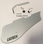 Gretsch Guitar Pickguard Electromatic Silver With Hardware 0074896000. Fixed Price $74.00.