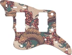 Wd Custom Pickguard For Left Hand Fender Original Usa Or Reissue Jazzmast.... Fixed Price $95.99.