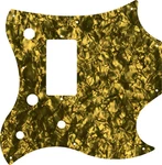 Wd Custom Pickguard For Gibson 2011 Sg Style Melody Maker #28gd Gold Pearl/bl.... Fixed Price $56.99.