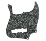 Pg-0755-052 Dark Black Pearloid 10-hole Pickguard For Fender Jazz Bass. Fixed Price $44.00.
