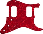 Wd Custom Pickguard For Fender Big Apple Or Double Fat Stratocaster #28r Red .... Fixed Price $53.99.