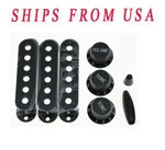 Kaish St Knobs,guitar Pickup Covers,and Tip,black Set For Strat Guitars. Fixed Price $11.99.