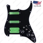 Guitar Hss Loaded Prewired Pickguard With Multi Switches For Strat St Green. Fixed Price $40.98.