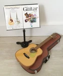 American Girl Doll Just Like You Guitar Set W/ Case, Music Stand, Books, Retired. Fixed Price $28.00.