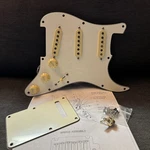 2001 Fender American Standard Stratocaster Loaded Parchment Pickguard Usa Strat. Fixed Price $249.00.