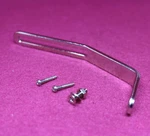 Hosco L-shaped Archtop Pickguard Bracket - Nickel. Fixed Price $5.99.