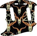 Wd Custom Pickguard For Left Hand Fender 1964-1982 Mustang #goc01 Occult Goat.... Fixed Price $26.99.