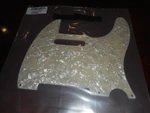 Fender Pickguard For American Series Tele, 4-ply, Aged White Pearloid. Fixed Price $75.55.