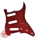 Dopro 11 Hole Strat Pick Guard Red Pearl Sss Single Coil. Fixed Price $20.00.