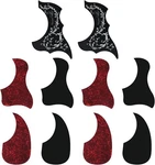 10pc Guitar Pickguard,acoustic & Classical Pick Guards, Red&black. Fixed Price $10.94.