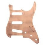 Metal Guitar Pickguard Single Coil Pickup Hole For Fender Sss Strat Red Copper. Fixed Price $22.99.