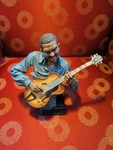 Vtg Willitts Le Jamming Jazz Guitar Musician Sculpture. Fixed Price $369.00.