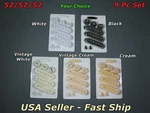Pickup Covers Size 52/52/52mm & Knobs For Sss Stratocaster Or Strat Style Guitar. Fixed Price $7.99.