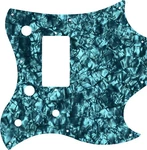 Wd Custom Pickguard For Gibson 2011 Sg Style Melody Maker #28aq Aqua Pearl/bl.... Fixed Price $56.99.