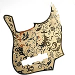 Gold Steel Engraved 4 String Bass Pickguard Scratch Plate Fit Jazz. Fixed Price $45.99.