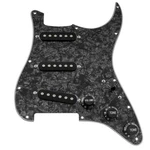 Musiclily Black Pearl 4ply Sss Prewired Pickguard For Fender Squier Strat Guitar. Fixed Price $24.07.