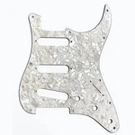 Allparts Pg-0552-055 11-hole Pickguard For Stratocaster - White Pearloid 4-ply. Fixed Price $37.79.