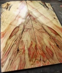 Curly Red Flame Box Elder Maple Drop Top .33" Thk Bass Guitar Tonewood 2756. Fixed Price $89.99.