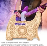 Telecaster Pickguard Maple Wood Control Plate Guitar. Fixed Price $25.75.