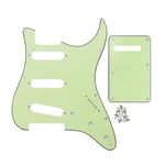 Fleor Vintage '50s St Guitar Pickguard Sss 8 Holes & Back Plate Set Mint Green. Fixed Price $13.69.