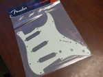 New - Fender Vintage '60's Strat Pickguard, 11 Holes Mint Green, 099-1343-000. Fixed Price $28.99.