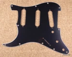 3 Ply Left Handed Stratocaster Standard Guitar Pickguard 11 Hole -black (b42). Fixed Price $16.99.