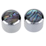Musiclily Pro 2 Pieces Chrome Metal Metric Abalone Top Dome Knob For Tele Guitar. Fixed Price $13.18.