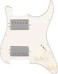 Fender Pre-wired Strat Pickguard, Quadra Tap Hh Humbuckers, Parchment. Fixed Price $499.99.