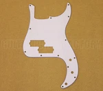 Pg-0750-035 3-ply White Standard 13-hole Pickguard For Fender P Bass. Fixed Price $27.00.