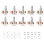 Swhmc A100k Ohm Guitar Potentiometer, 1/4" Split Shaft Volume Pot For Electri.... Fixed Price $13.38.