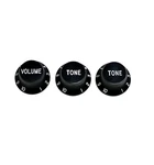 Fender Stratocaster Knobs Black Set 1 Volume 2 Tone Original Bulk Package. Fixed Price $7.99.