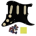 Fender Prewired Strat Pickguard Original '57/'62 Sss, Black Bundle With 12x F.... Fixed Price $314.99.