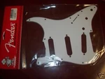 New - Genuine Fender '62 Strat Pickguard, S/s/s, 3-ply White, 099-2018-000. Fixed Price $28.39.