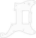 Wd Custom Pickguard For D'angelico Deluxe Brighton #02 White. Fixed Price $42.99.