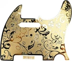 Gold Vintage Engraved Steel Guitar Pickguard Scratch Plate Fit Telecaster Tele. Fixed Price $38.99.
