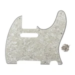 Fleor Cream Pearl Tl Style 8 Holes Guitar Pickguard Scratch Plate With Screws. Fixed Price $11.99.