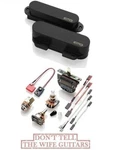 Emg T Set Black 2 Active Solderless Pickups For Tele Ft & Rt Switch Pots Wires. Fixed Price $189.00.