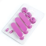 Strat Style Guitar Dress-up Set 3-knobs 3-pickup-covers 2-switch Tips,purple. Fixed Price $10.99.