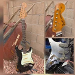 Fender Stratocaster 68 "michael Landau" Tribute Black Strat W/neck Relic. Fixed Price $1549.00.