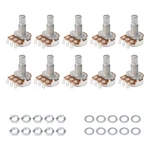 Swhmc A500k Ohm Guitar Potentiometer, 1/4" Split Shaft Volume And Tone. Fixed Price $9.87.